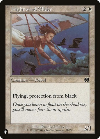 Nightwind Glider - The List